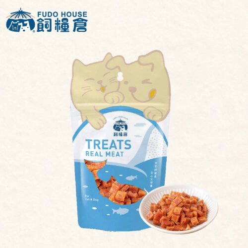 【飼糧倉】寵物零食 鮪魚蘋果丁丁 | 天然原肉 低溫製作 低敏適合敏感毛孩